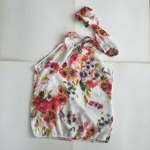 Sweet Pea, New York and Company Floral Blouse by Staci - Very Femine & Beautiful